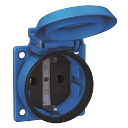ABL Einbausteckdose SCHUKOplus 1561050, 16A 250V IP54, Thermoplast, Blau... ABL-1561050 4011721155951 (Abb. 1)