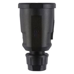 ABL Schutzkontakt-Kupplung Hightech 1580, 250V 16A IP20, Kunststoff, Schwarz... ABL-100000073 4011721189031 (Abb. 1)