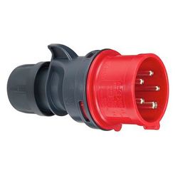 ABL CEE-Stecker S51S30, 16A 400V IP44 5-polig 6h, Kunststoff, Rot/Grau... ABL-S51S30 4011721102085 (Abb. 1)