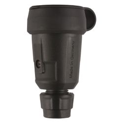 ABL Kupplung Hightech 1580, 250V 16A IP44, Kunststoff, Schwarz... ABL-100000080 4011721189178 (Abb. 1)