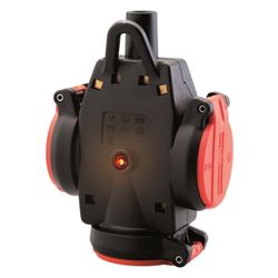 ABL Dreifach-Hängekupplung ULTRA 1173543, 250V 16A IP54, Vollgummi, Rot/Schwarz... ABL-1173543 4011721161945 (Abb. 1)
