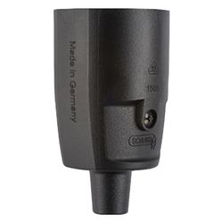 ABL Schutzkontakt-Kupplung Compact 1565, 250V 16A IP20, Kunststoff, Schwarz... ABL-100000055 4011721188881 (Abb. 1)