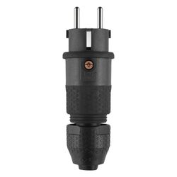 ABL Schutzkontakt-Stecker Professional 1530, 16A 250V IP54, Thermoplast, Schwarz... ABL-100000068 4011721188973 (Abb. 1)