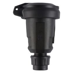 ABL Schutzkontakt-Kupplung Hightech 1580, 16A 250V IP54, Kunststoff, Schwarz... ABL-100000084 4011721189062 (Abb. 1)
