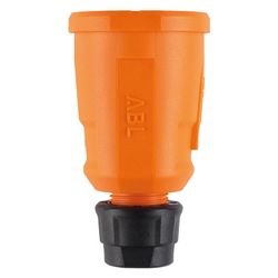 ABL Schutzkontakt-Kupplung Hightech 1580, 16A 250V, Kunststoff, Orange... ABL-100000212 4011721191911 (Abb. 1)