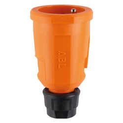 ABL Schutzkontakt-Kupplung Hightech 1580, 16A 250V IP20, Kunststoff, Orange... ABL-100000213 4011721191928 (Abb. 1)
