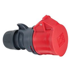 ABL CEE-Kupplung K52S30, 32A 400V 5-polig IP44, Kunststoff, Rot/Grau... ABL-K52S30 4011721103457 (Abb. 1)