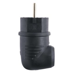 ABL Winkelstecker Original 1508, 16A 250V IP44, Gummi, Schwarz... ABL-100000040 4011721188690 (Abb. 1)