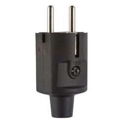 ABL Schutzkontakt-Stecker Compact 1505, 16A 250V IP20, Thermoplast, Schwarz... ABL-100000044 4011721188737 (Abb. 1)