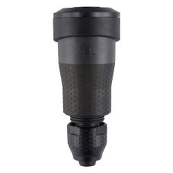 ABL Schutzkontakt-Kupplung Professional 1590, 16A 250V IP54, Kunststoff, Schwarz... ABL-100000105 4011721189215 (Abb. 1)