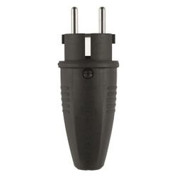 ABL Schutzkontakt-Stecker Original 1506, 250V 16A IP44, TPE, Schwarz, 100000039... ABL-100000039 4011721188683 (Abb. 1)