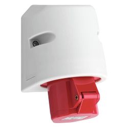 ABL CEE-Wandsteckdose D51S31, 16A, 400V, 5-polig, IP44, 6h, Kunststoff, Rot... ABL-D51S31 4011721113111 (Abb. 1)