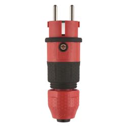 ABL Schutzkontakt-Stecker Professional 1530, 16A 250V IP54, Kunststoff, rot... ABL-100000069 4011721188980 (Abb. 1)