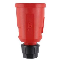 ABL Schutzkontakt-Kupplung Hightech 1580 gerade, 16A 250V, Kunststoff, Rot... ABL-100000074 4011721189048 (Abb. 1)