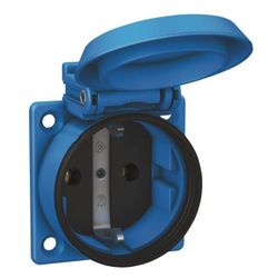 ABL Einbausteckdose SCHUKOplus 1561050, 16A 250V IP54, Thermoplast, Blau... ABL-1561050 4011721155951 (Abb. 1)