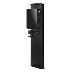ABL Montagesäule POLEM4 Twin, 1647x405x180mm, Stahl, Schwarz... ABL-100000192 4011721191355 (Abb. 1)