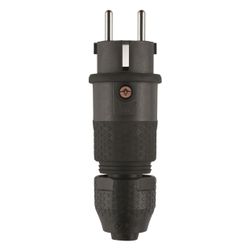 ABL Schutzkontakt-Stecker Professional 1530, 16A 250V IP54, Thermoplast, Schwarz... ABL-100000068 4011721188973 (Abb. 1)