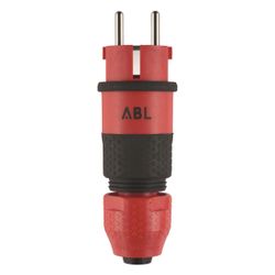 ABL Schutzkontakt-Stecker Professional 1530, 16A 250V IP54, Kunststoff, rot... ABL-100000069 4011721188980 (Abb. 1)