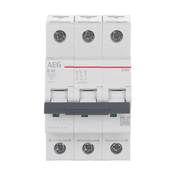 AEG Leitungsschutzschalter EN63B40, 6kA, 40A, 3P