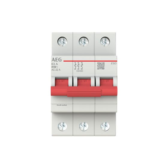 AEG Lasttrennschalter ESD3063, 3P, 63A, 2CDD273188R0063
