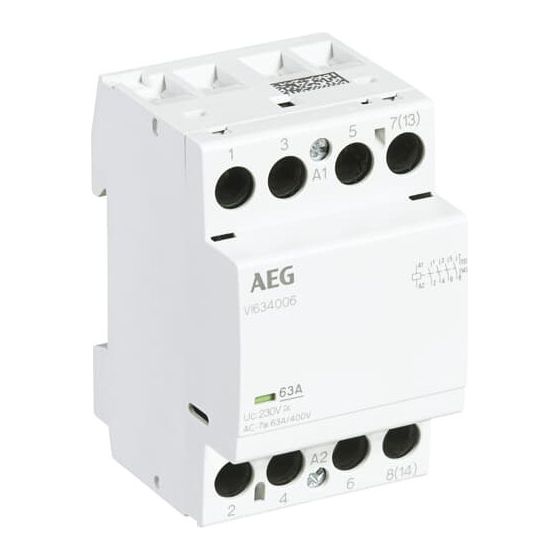 AEG Installationsschütz VI634006, 4S/0Ö 230V, 4TQB115564R0000
