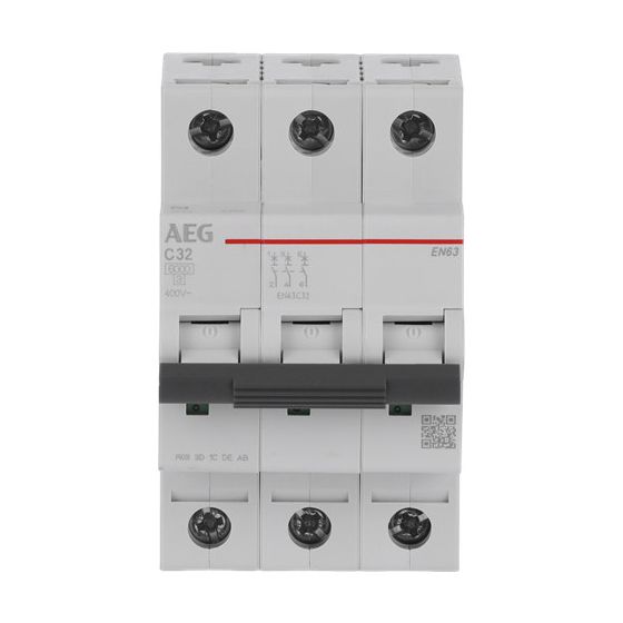 AEG Leitungsschutzschalter EN63C32, 6kA, 32A, 3P