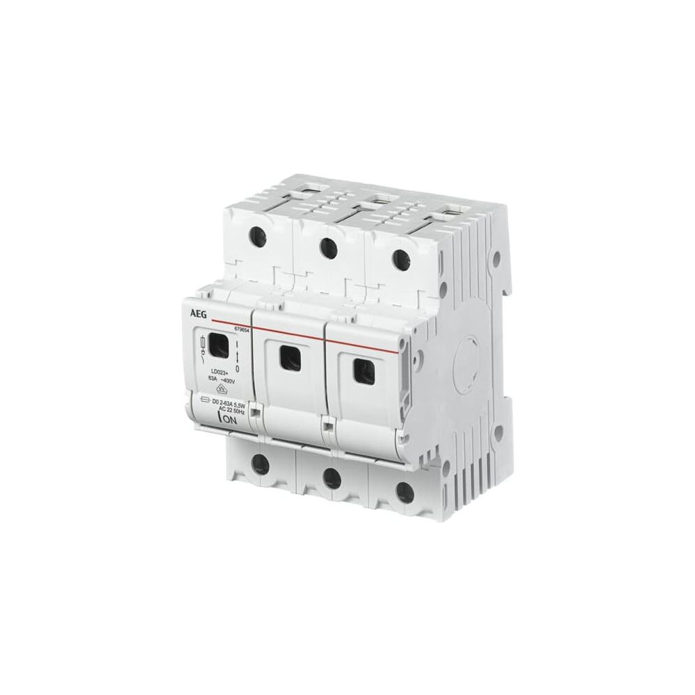 AEG Sicherungs-Lasttrennschalter LD023, D02 3-polig 63A... AEG-2CDE103005R1905 5413656796541 (Abb. 2)