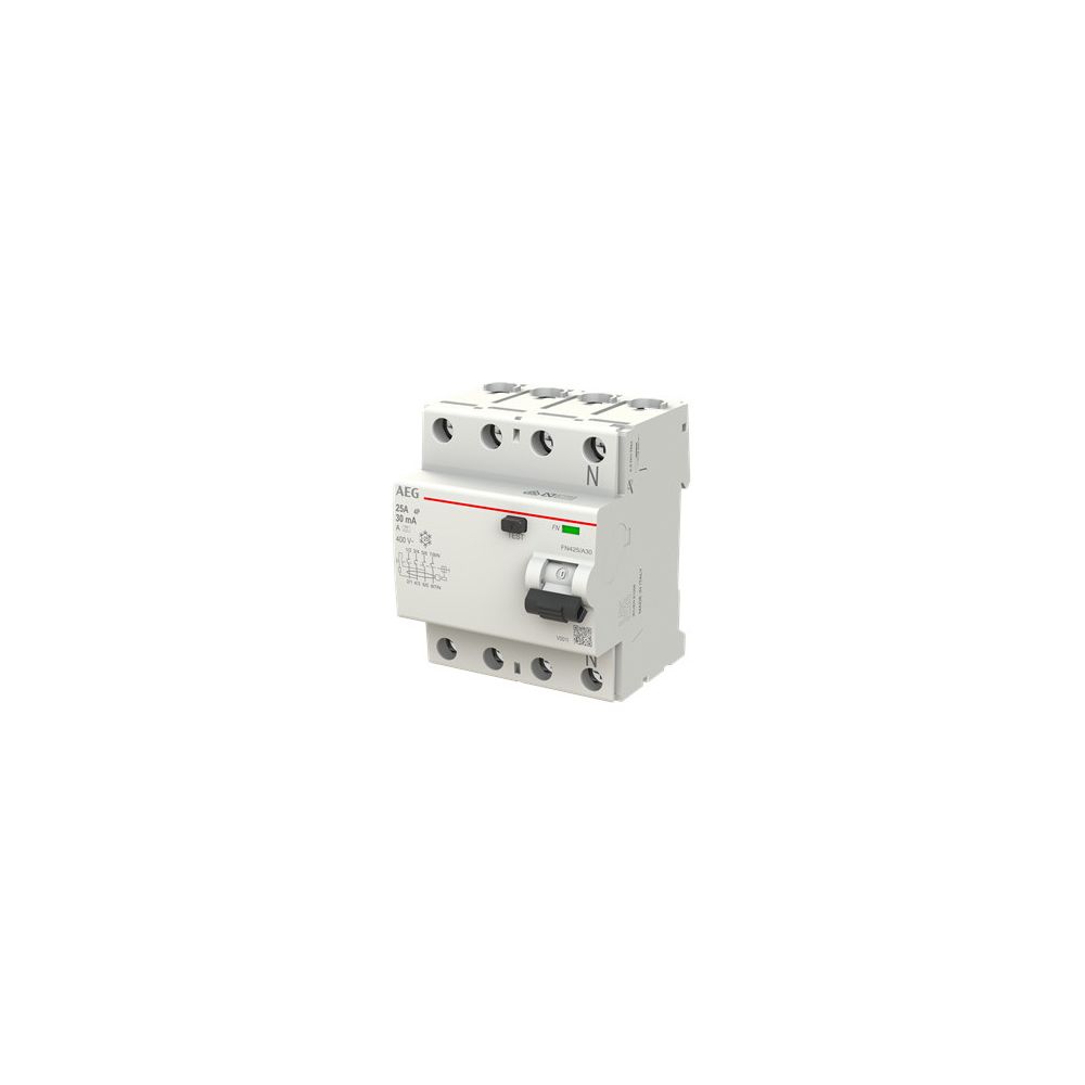 AEG FI-Schalter FN425/A30, 4P Typ A 25A 30mA 4TLE... AEG-2CSF704156R1250 8012542555056 (Abb. 2)