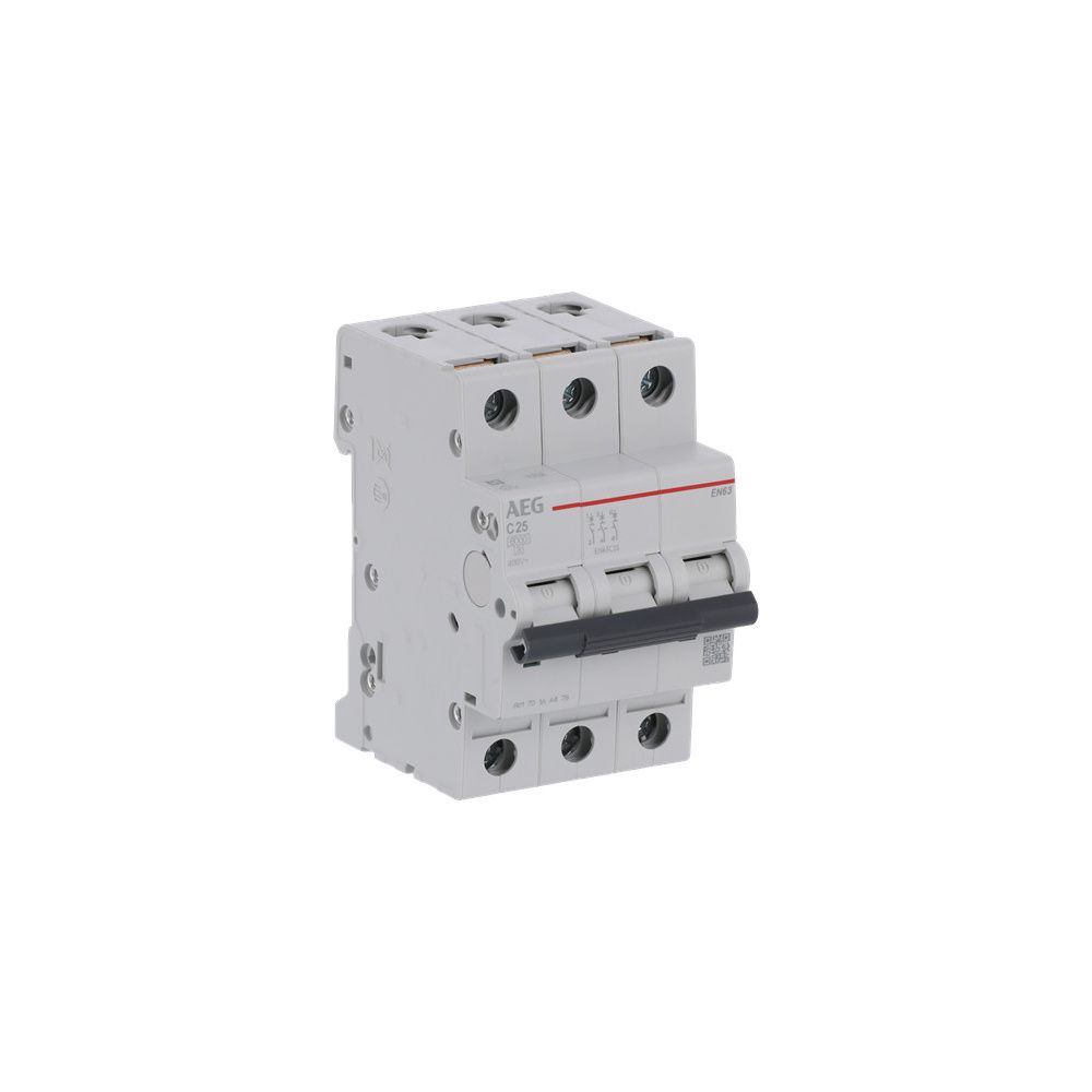 AEG Leitungsschutzschalter EN63C25, 6kA 25A 3P... AEG-2CDS253088R0254 4053546102802 (Abb. 3)