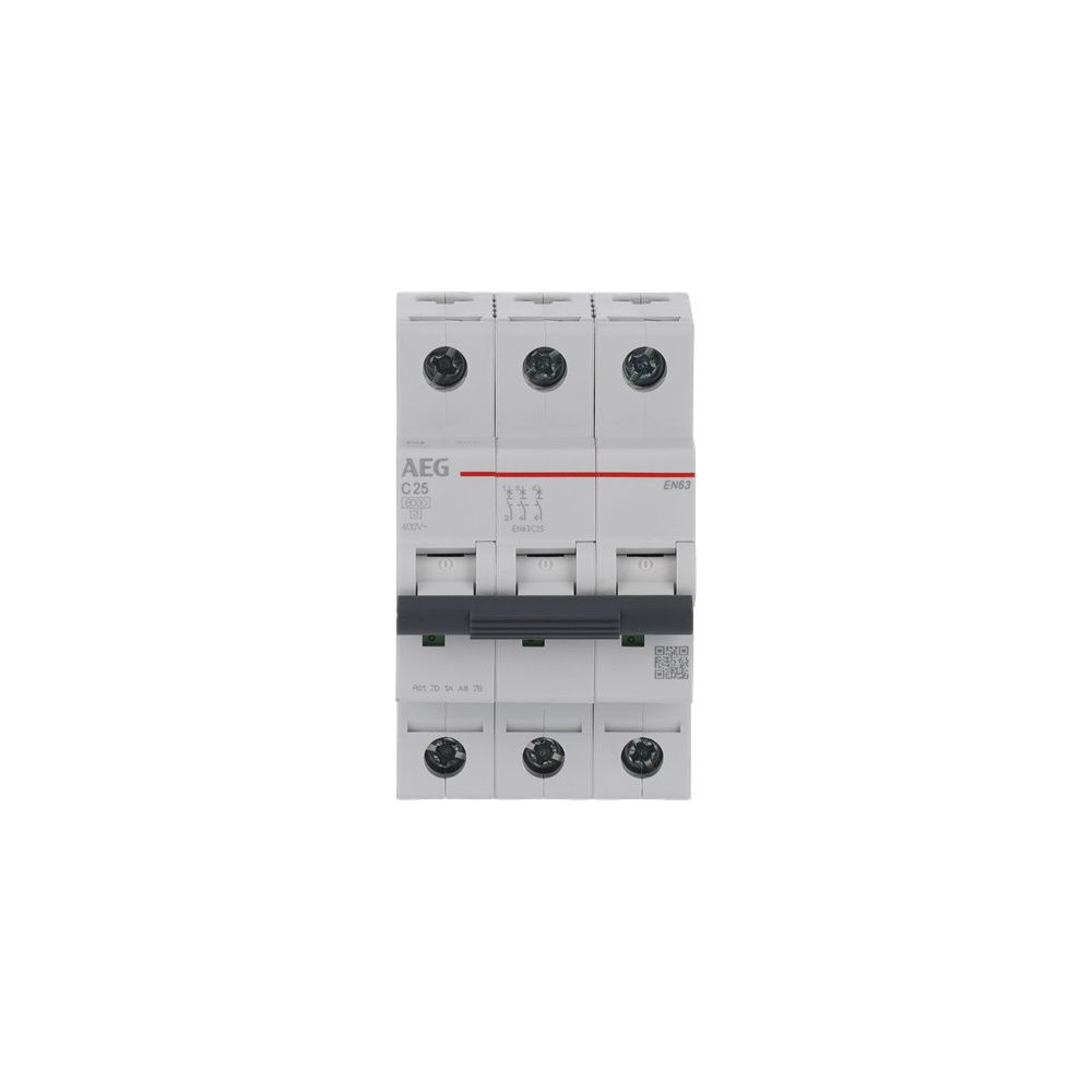 AEG Leitungsschutzschalter EN63C25, 6kA 25A 3P 2CDS253088R0254 Image