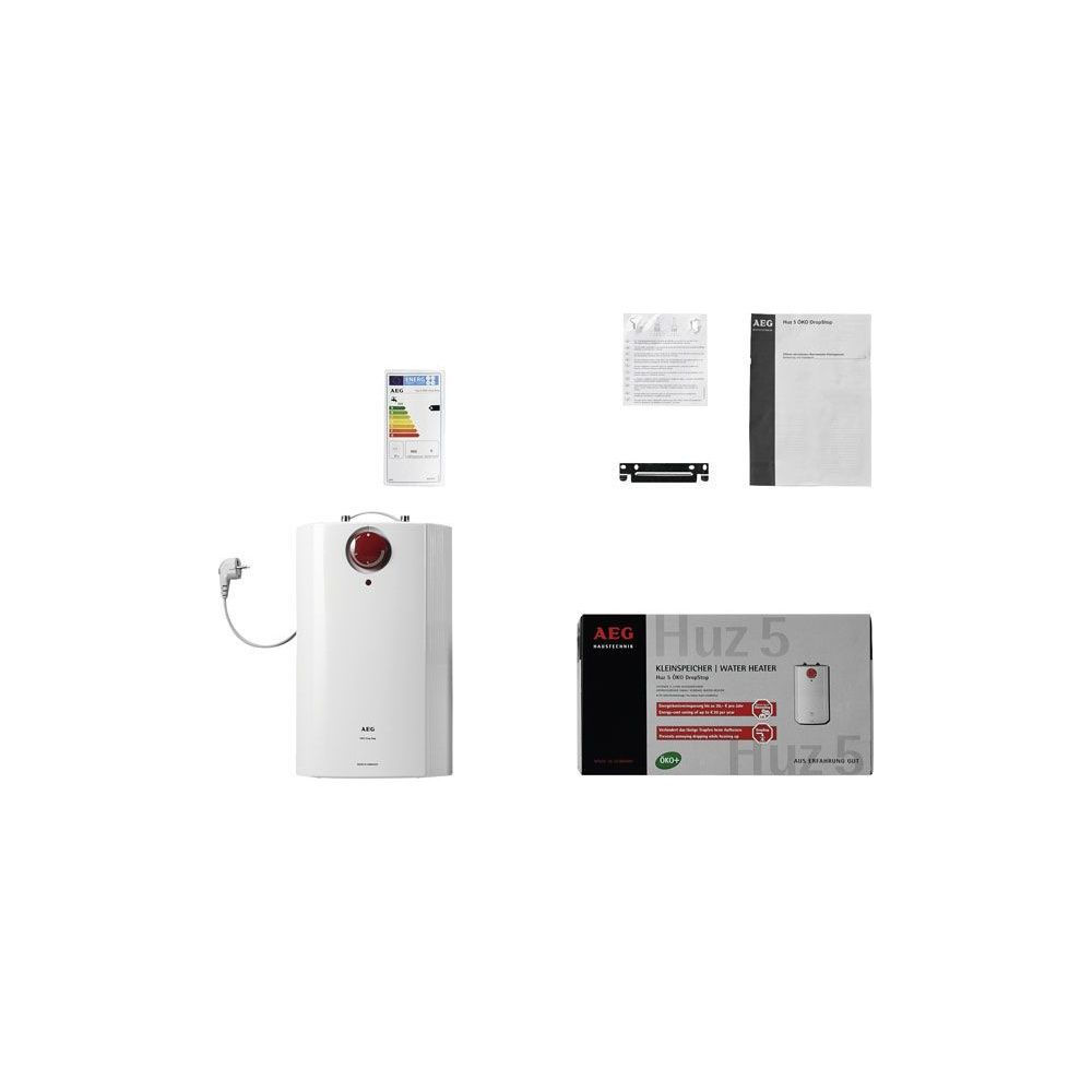 AEG Kleinspeicher Huz 5 ÖKO Drop Stop Untertisch, 5l, 2kW, 230V, 43,6x26,3x23,1cm, Kunststo... AEG-222167 4041056023151 (Abb. 5)