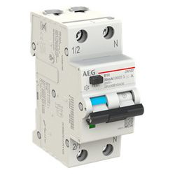 AEG LSFI-Schalter DN100B10/A30, 10A, 30mA, 10kA, Typ A... AEG-2CSR975131R1105 8012542587354 (Abb. 1)
