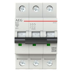 AEG Leitungsschutzschalter EN63B20, 6kA, 20A, 3P... AEG-2CDS253088R0205 4053546102789 (Abb. 1)
