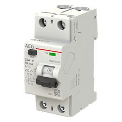 AEG FI-Schalter FN225/A30, 2P Typ A 25A 30mA 2TLE, 2CSF702156R1250... AEG-2CSF702156R1250 8012542548454 (Abb. 1)
