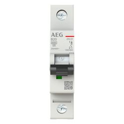 AEG Leitungsschutzschalter EN61B20, 6kA 20A 1P... AEG-2CDS251088R0205 4053546101645 (Abb. 1)