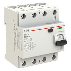 AEG FI-Schalter FN440/A300, 4P Typ A 40A 300mA 4TLE... AEG-2CSF704156R3400 8012542555957 (Abb. 1)