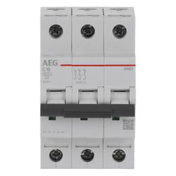 AEG Leitungsschutzschalter EN63C16, 6kA 16A 3P... AEG-2CDS253088R0164 4053546102741 (Abb. 1)