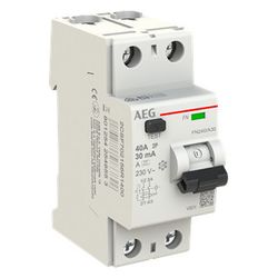 AEG FI-Schalter FN240/A30, 2P, 40A, 30mA, 2TLE... AEG-2CSF702156R1400 8012542548553 (Abb. 1)