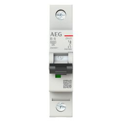 AEG Leitungsschutzschalter EN61B06, 6kA 6A 1P... AEG-2CDS251088R0065 4053546101522 (Abb. 1)
