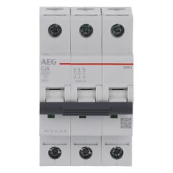 AEG Leitungsschutzschalter EN63C25, 6kA 25A 3P... AEG-2CDS253088R0254 4053546102802 (Abb. 1)