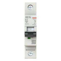 AEG Leitungsschutzschalter EN61B10, 6kA, 10A, 1P... AEG-2CDS251088R0105 4053546101553 (Abb. 1)