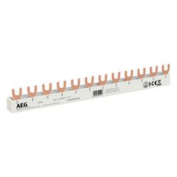 AEG Gabel-Sammelschiene 4P, 10mm2, 12 Pins... AEG-4TQA750194R1012 4053546121872 (Abb. 1)