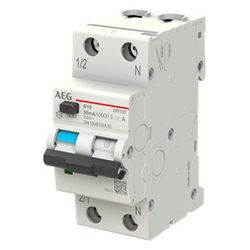 AEG LSFI-Schalter DN100B10/A30, 10A, 30mA, 10kA, Typ A... AEG-2CSR975131R1105 8012542587354 (Abb. 1)