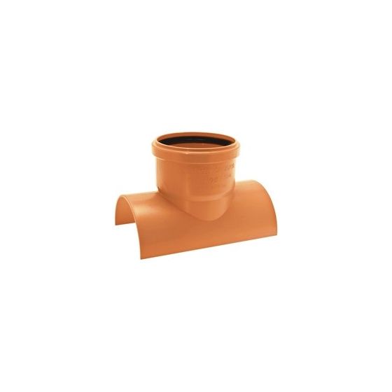 Airfit Klebeabzweig 90 Grad, DN 315/160, PVC-U, Orange, 160315KA