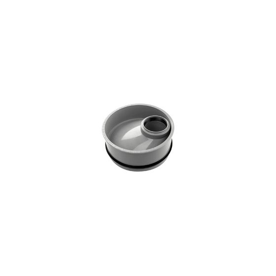 Airfit Abwasser-Innen-Reduzierstück, DN 160/50, für HT-Rohre, PP, Grau, 16050IR