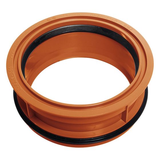 Airfit Abwasser-Innen-Reduzierstück, DN 200/160, PP, Orangebraun, 200160KG