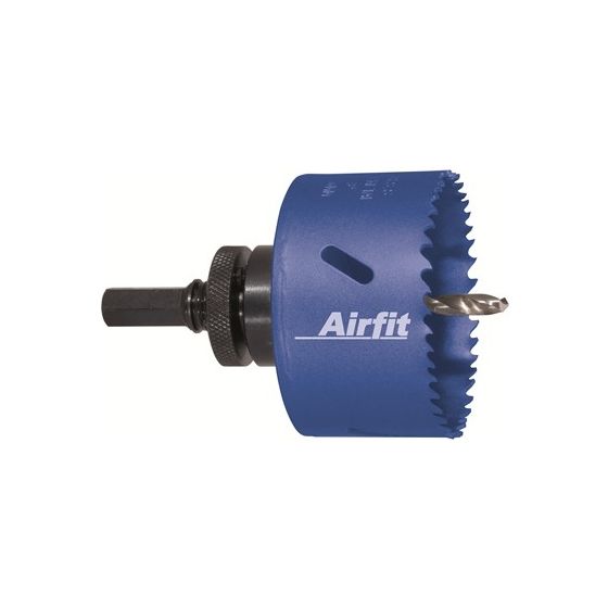 Airfit Kreisschneider, 76mm, HSS Bimetall, mit Aufnahme, für Kunststoff und Metall, 20076KS