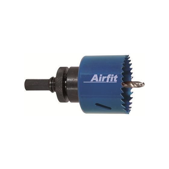 Airfit Kreisschneider 57mm, HSS Bimetall mit Aufnahme, für Kunststoff und Metall, 21057KS