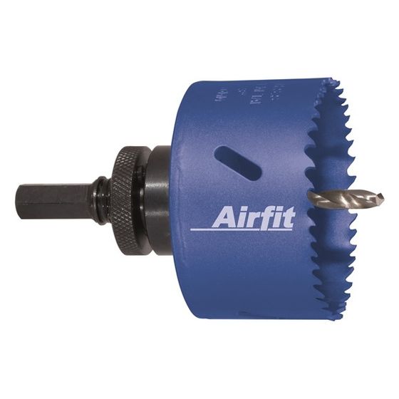 Airfit Kreisschneider 86mm, HSS Bimetall, mit Aufnahme, für Kunststoff und Metall, 21086KS