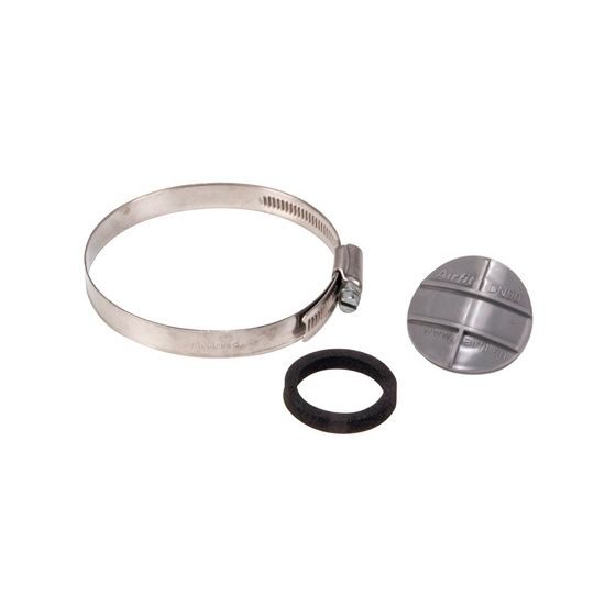 Airfit Reparaturstopfen DN 90, DN 90, PP, mit Schlauchschellen, Grau, 45090RS